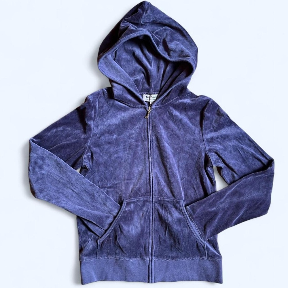 Juicy Couture Rare Purple Bling 💜 Vintage Y2K Velour Tracksuit Jacket